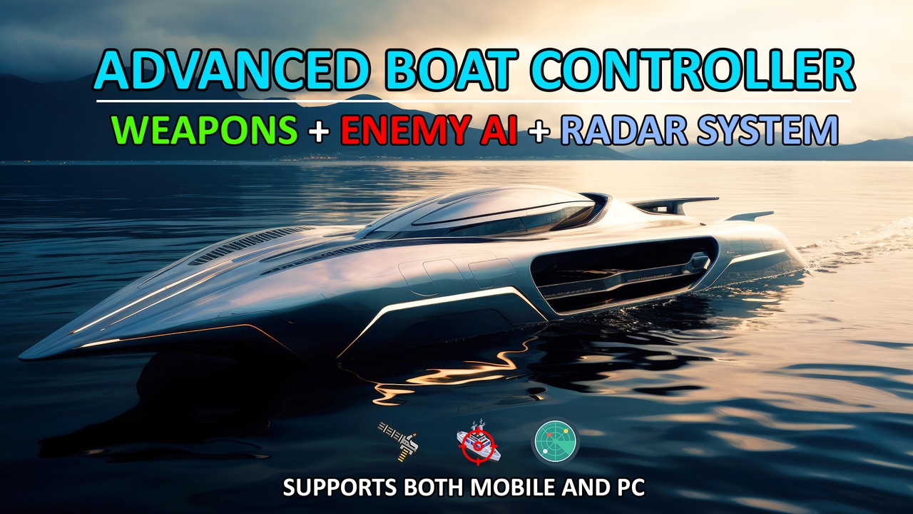 Media 1 for listing Boat Controller with Shooting for Both Mobile and PC