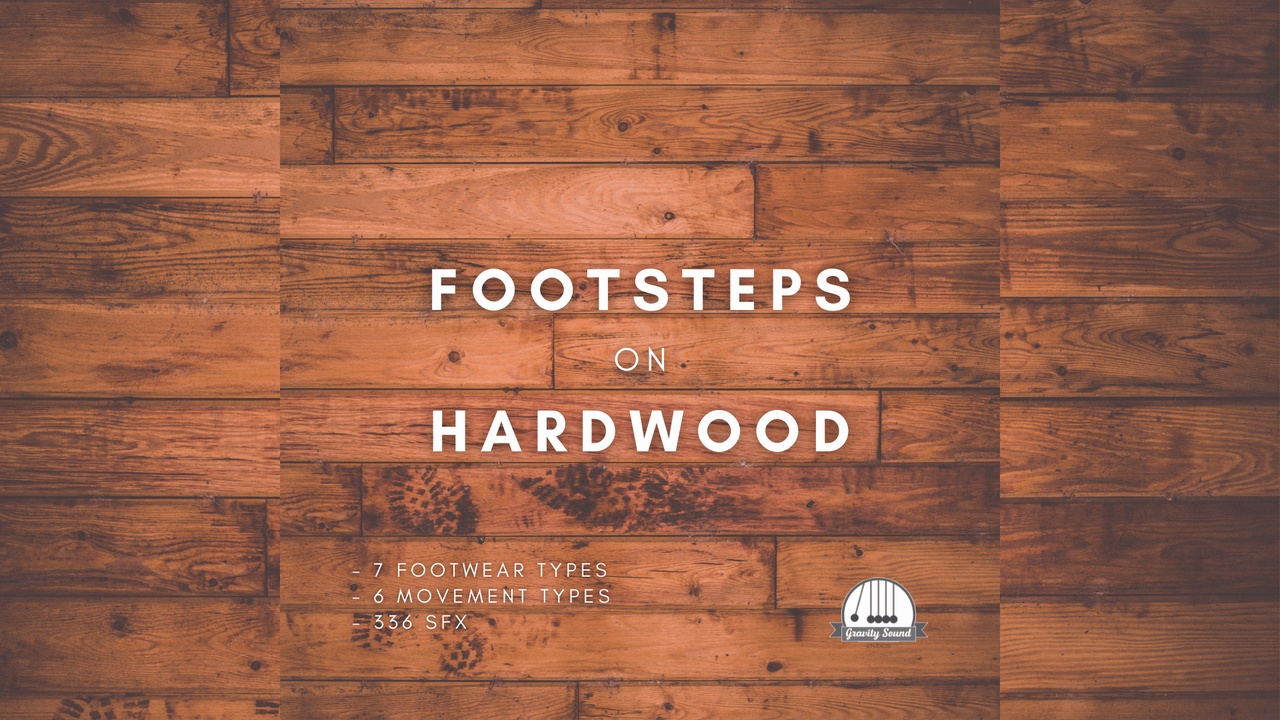 Media 1 for listing Footsteps on Hardwood