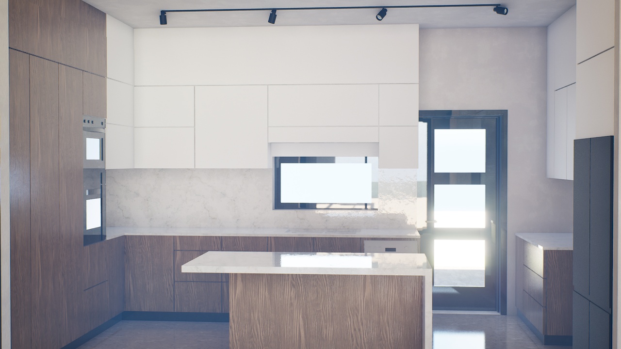 Media 1 for listing Modern Single-Story House | Complete Architectural Model | Unreal Engine