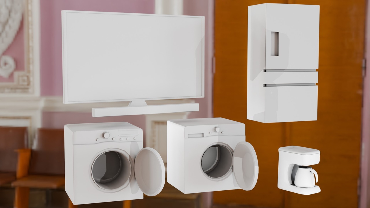 Media 1 for listing Appliance Props Set