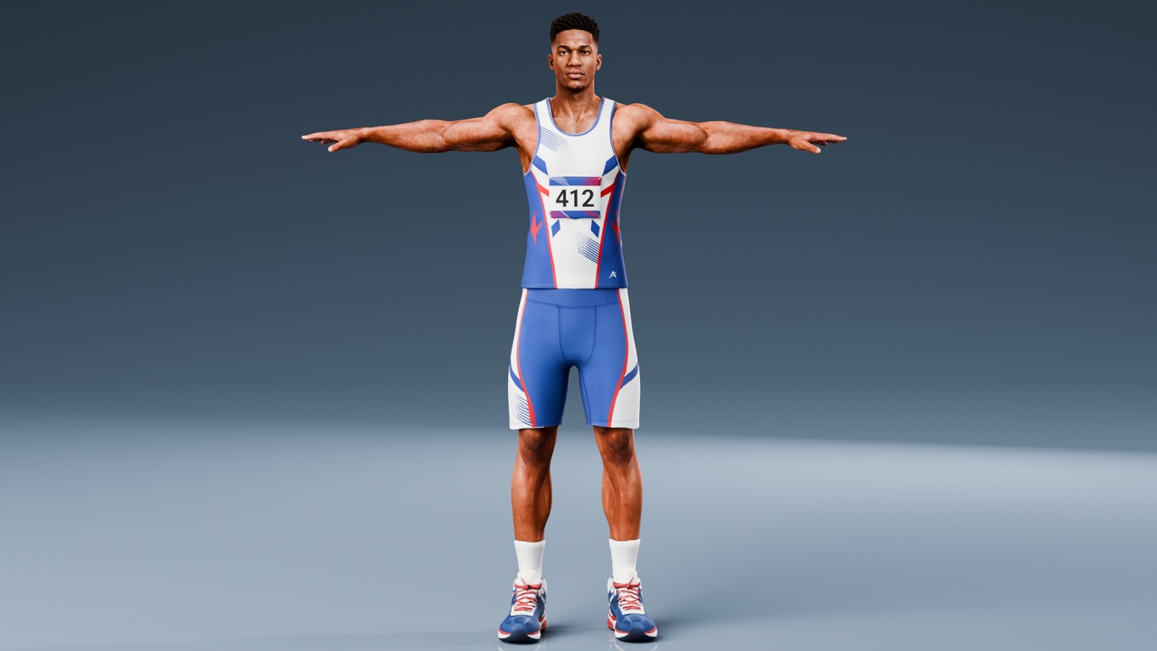 Media 1 for listing Runner Athlete - Rigged