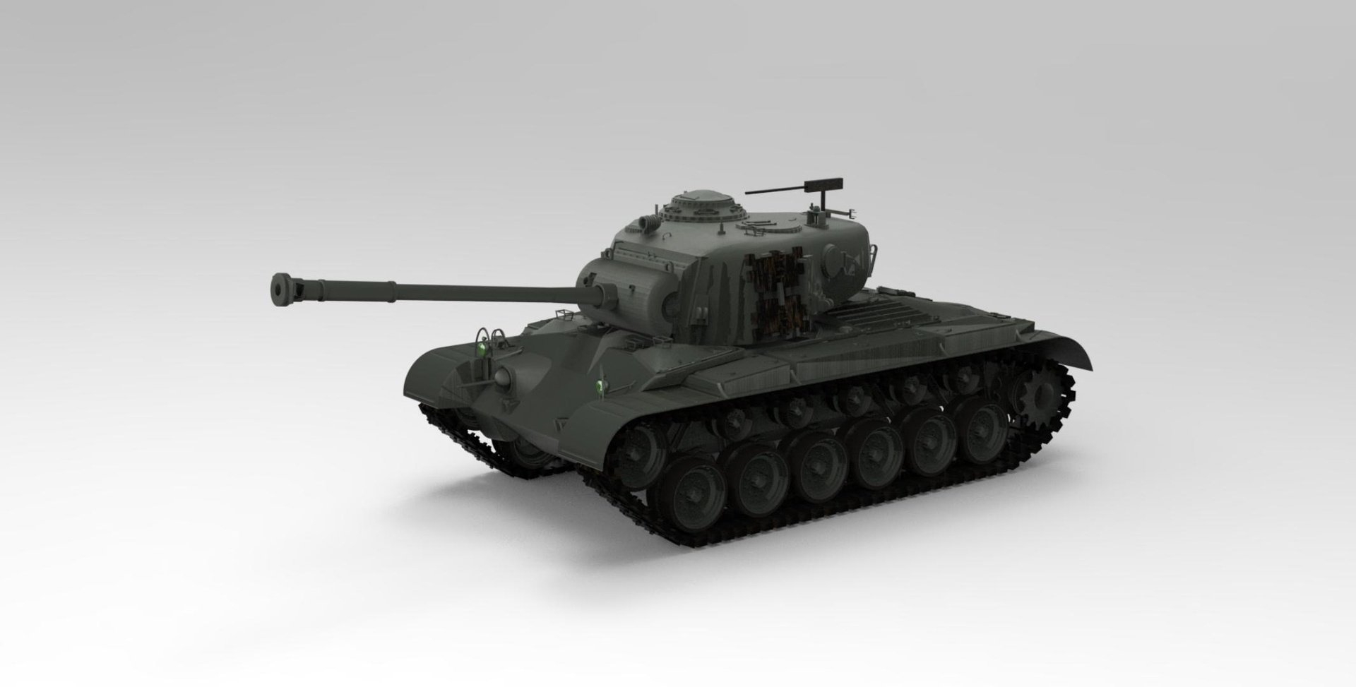 Media 1 for listing M26 Pershing tank