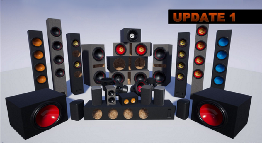 Audio Speaker Subwoofer System | Fab