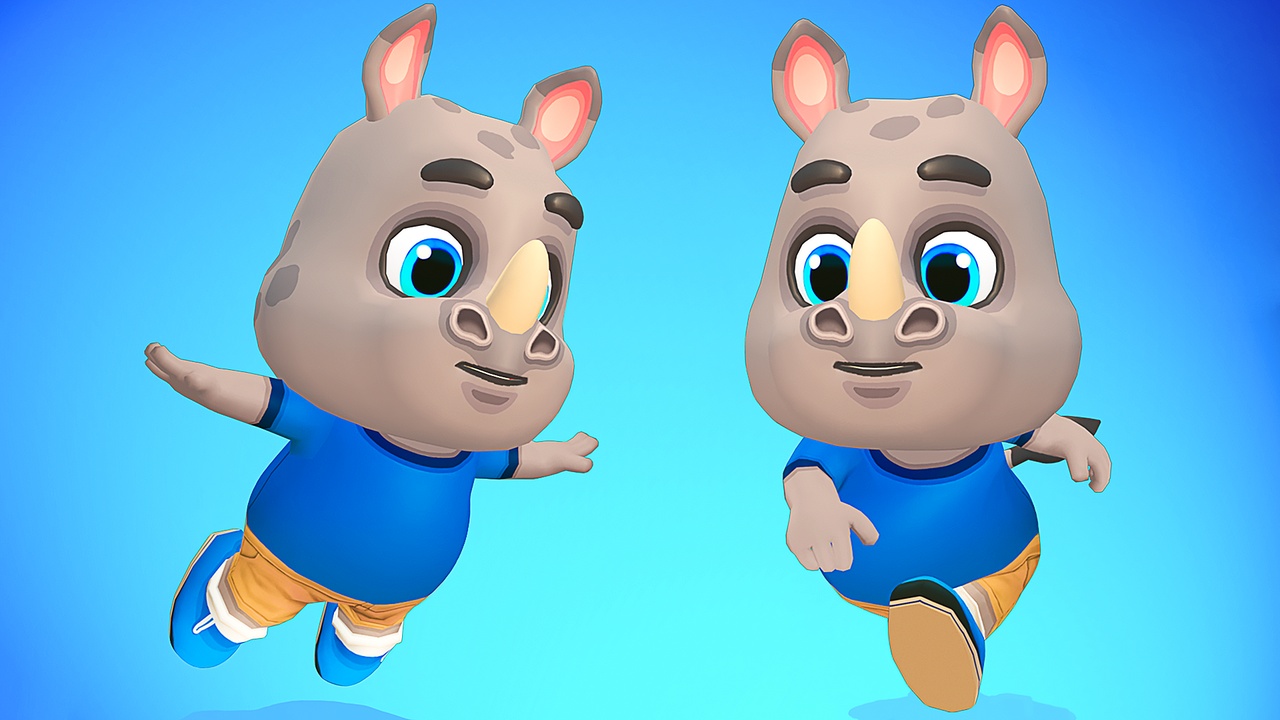 Media 1 for listing Rhino Animated Rigged