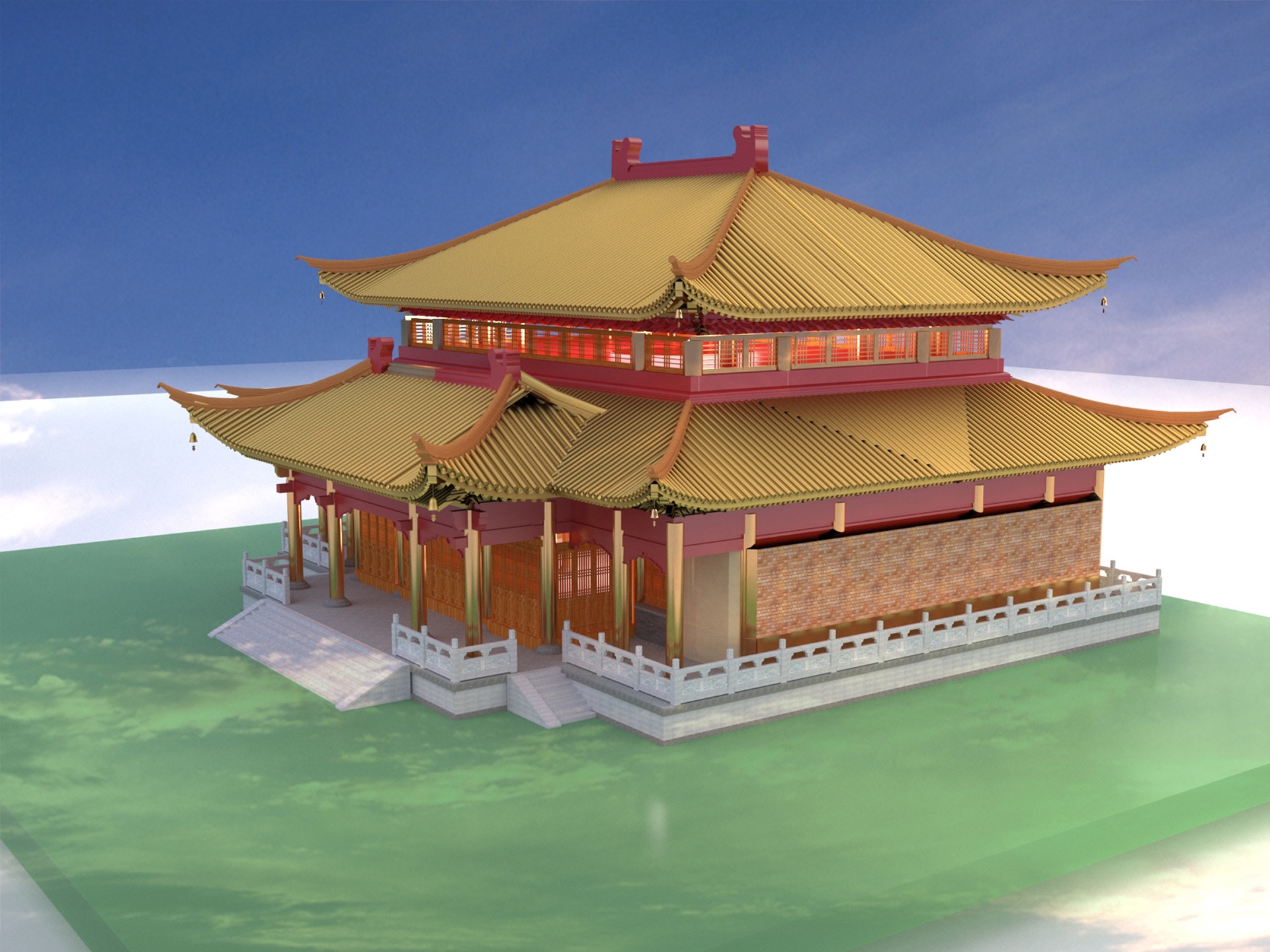 Media 1 for listing Chinese Ancient House 3D Model