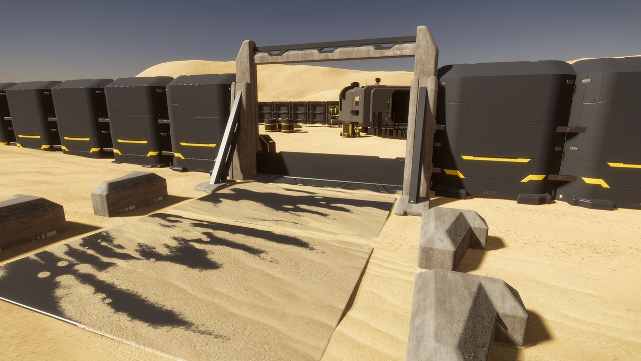 Media 1 for listing Frontier - Sci-Fi Modular Outpost Walls & Gate