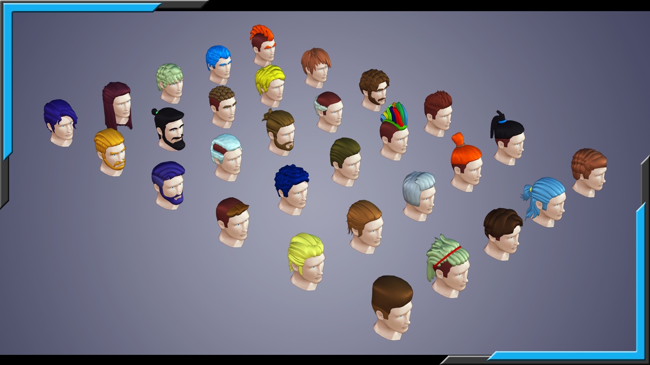 Media 1 for listing 30 Stylized Male Haircuts vol1