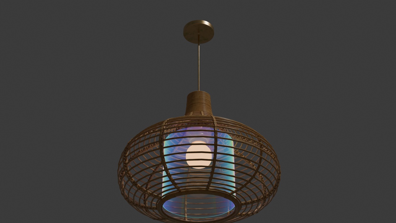 Media 1 for listing Chinese Bamboo Lantern 3D Model