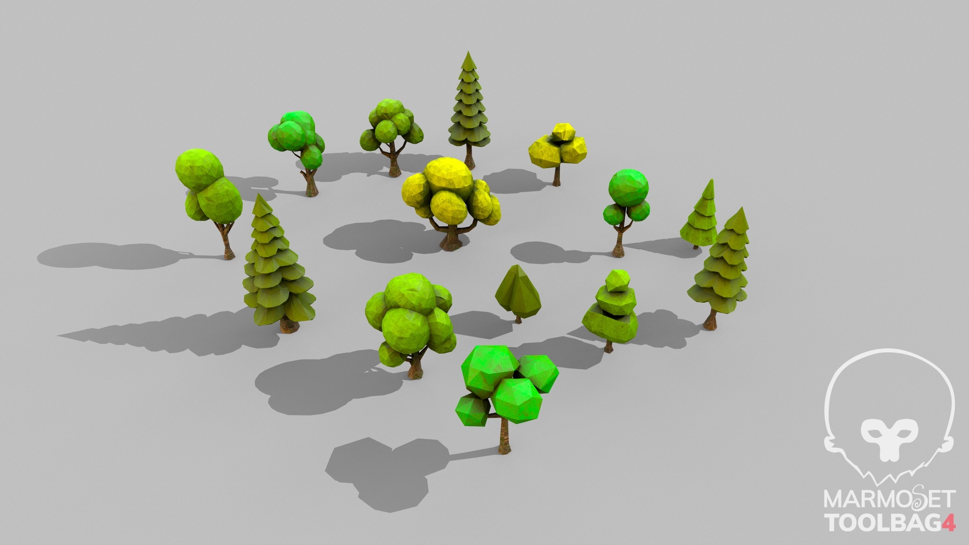 Low Poly stylized tree pbr 제품 등록을 위한 미디어 1개
