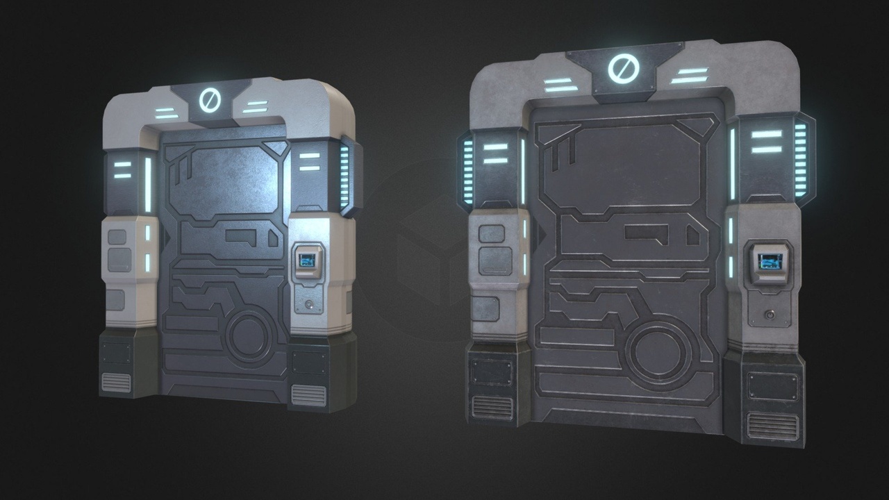 商品 SciFi Doors Pack Vol1 - Door 02 的媒体 1