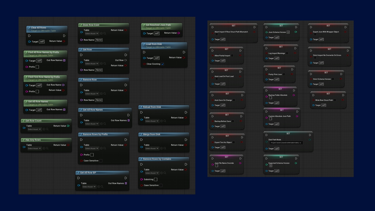 Media 1 for listing UltiUnreal Writable Table
