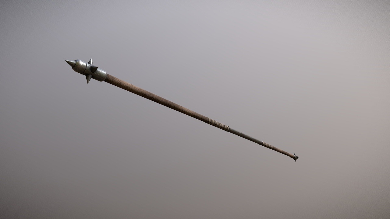 Media 1 for listing Quarterstaff spear