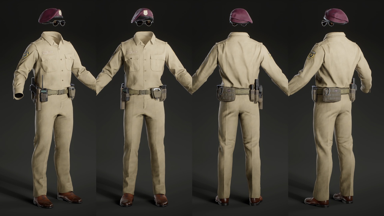 Media 1 for listing Police Uniform 05 - Metahuman