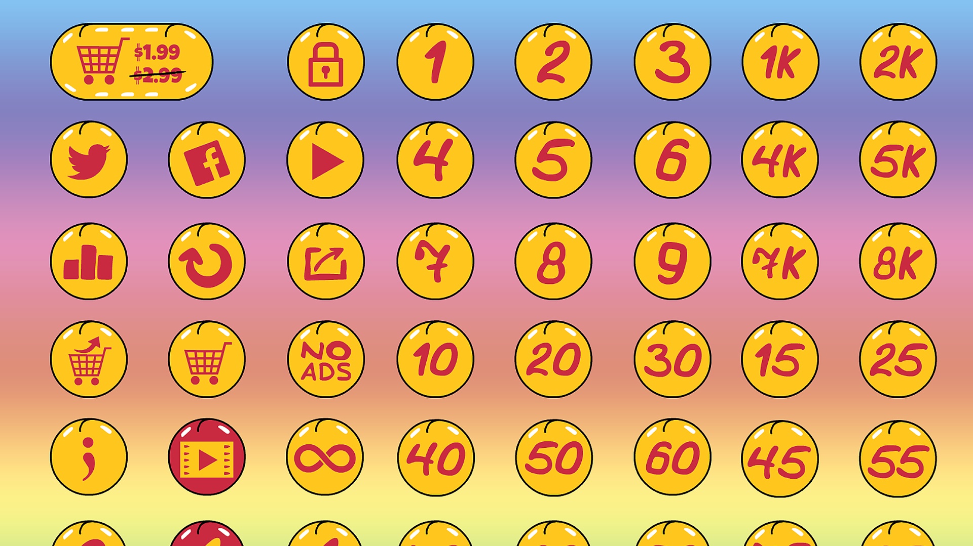 Mobile Icons – Unity Package ilanı için 1. medya