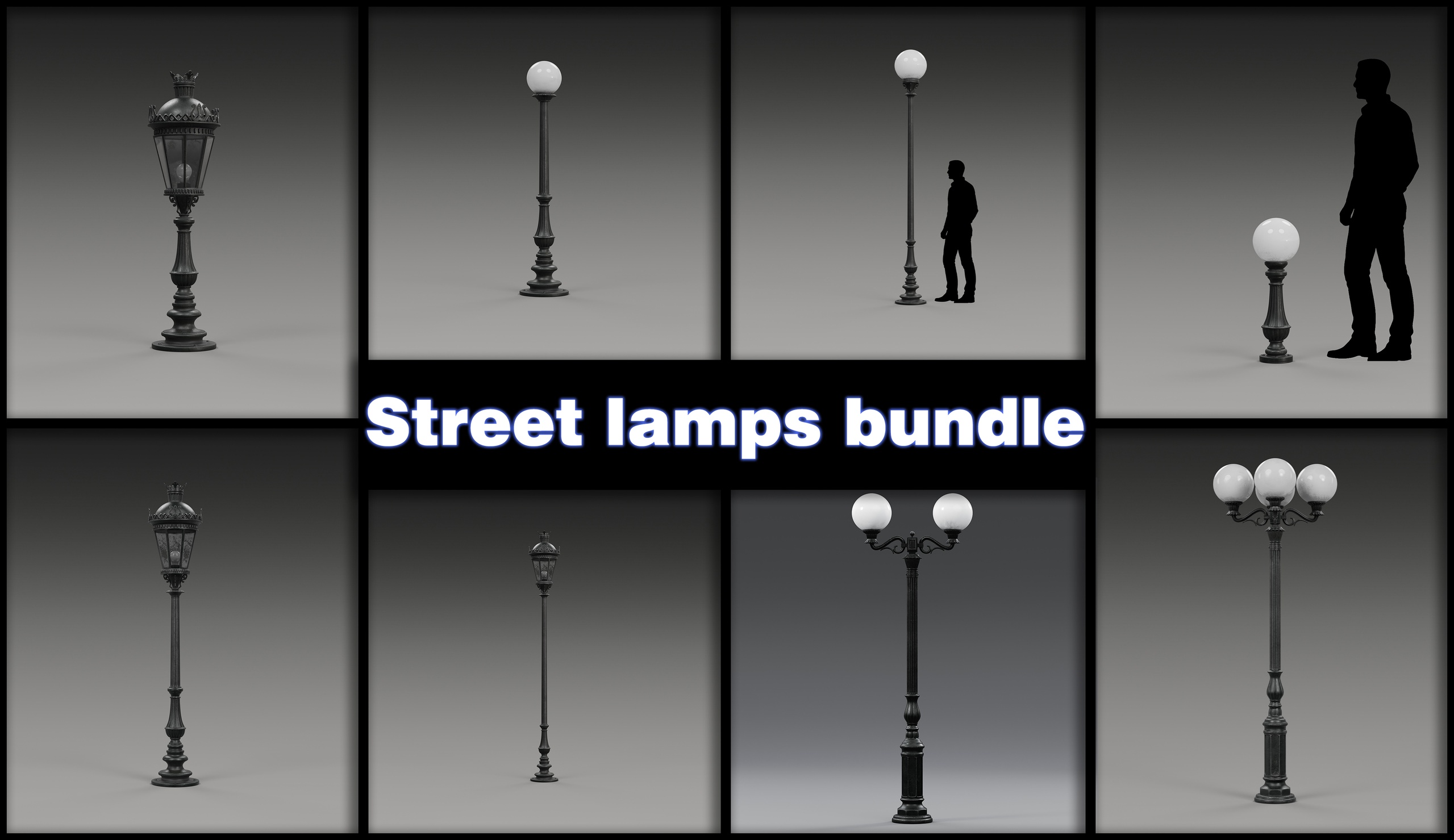 Media 1 for listing Street lamps bundle