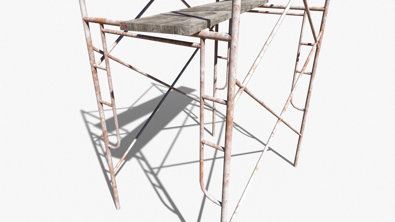 Media 1 for listing Metal Construction Scaffolding 3D Model