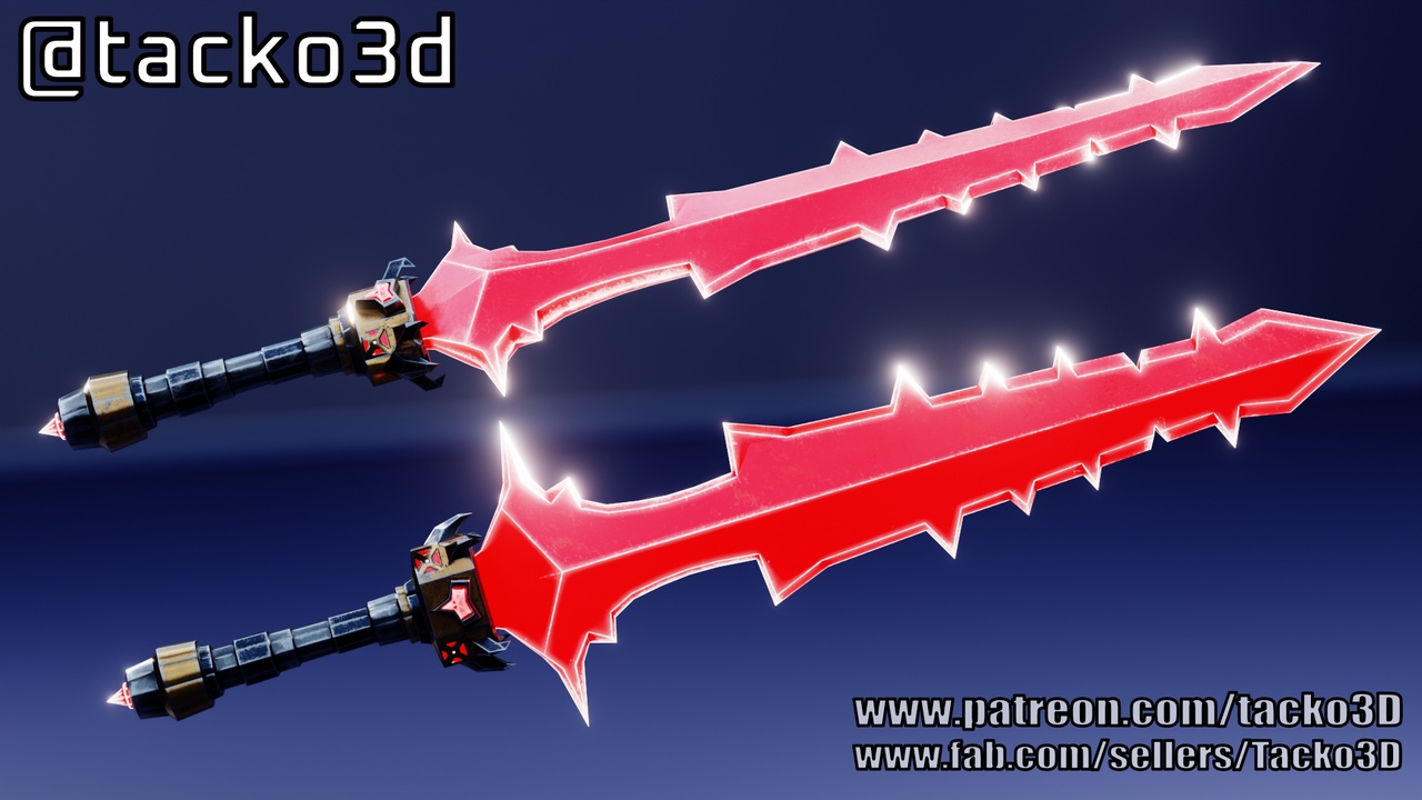 Media 1 for listing Demonic Razor Heavy LongSword