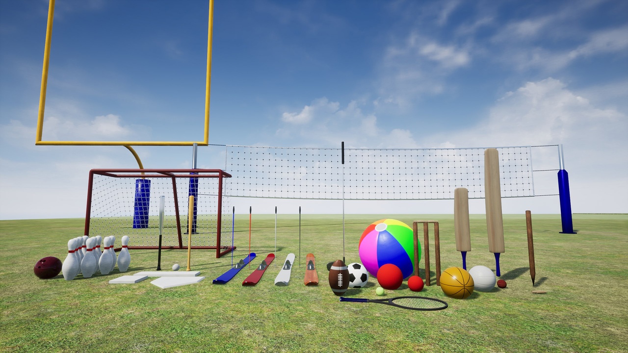 出品PBR Sports Equipment Mega packのメディア1