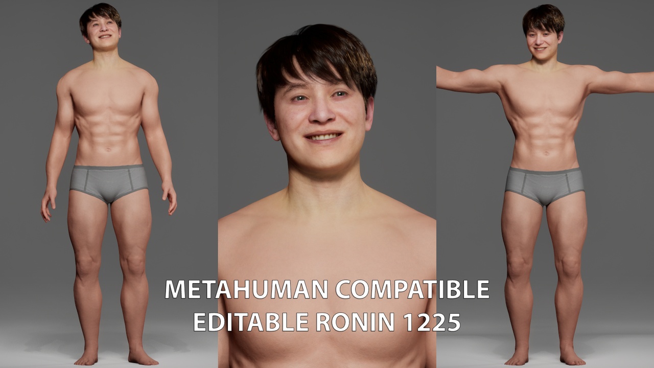 Media 1 for listing MetaHuman Compatible Editable Ronin 1225