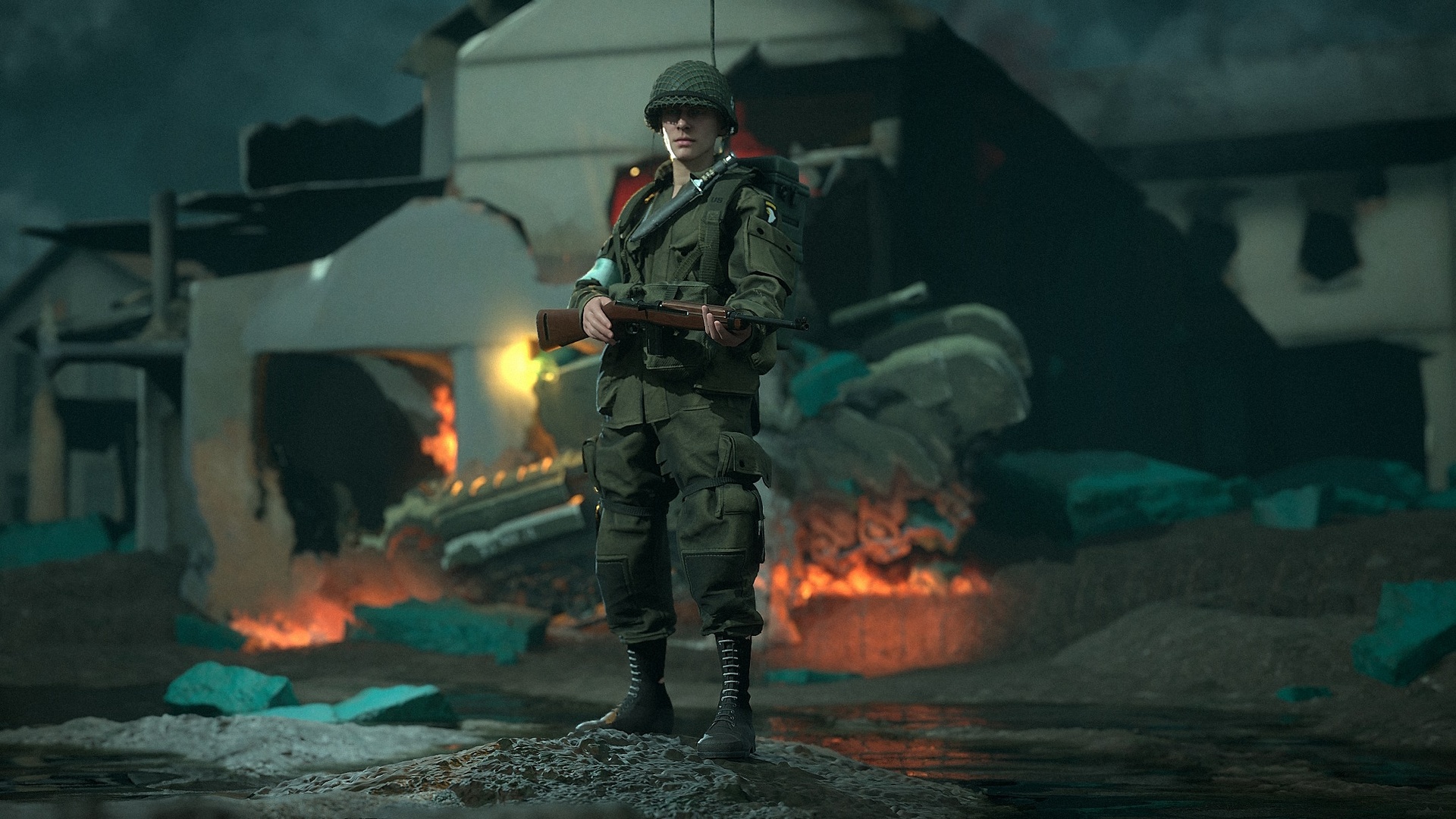 Media 1 for listing U.S PARATROOPERS WW2 type 4 - Metahuman Kit