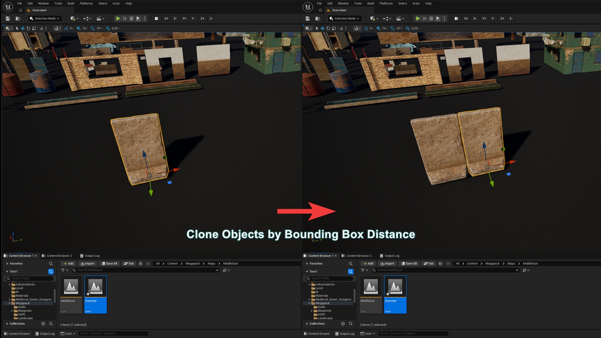 Media 1 for listing Clone by Bounds (Editor & Runtime)