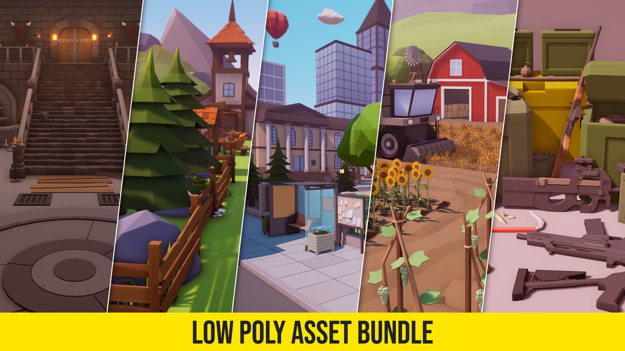 出品Low Poly Asset Bundleのメディア1