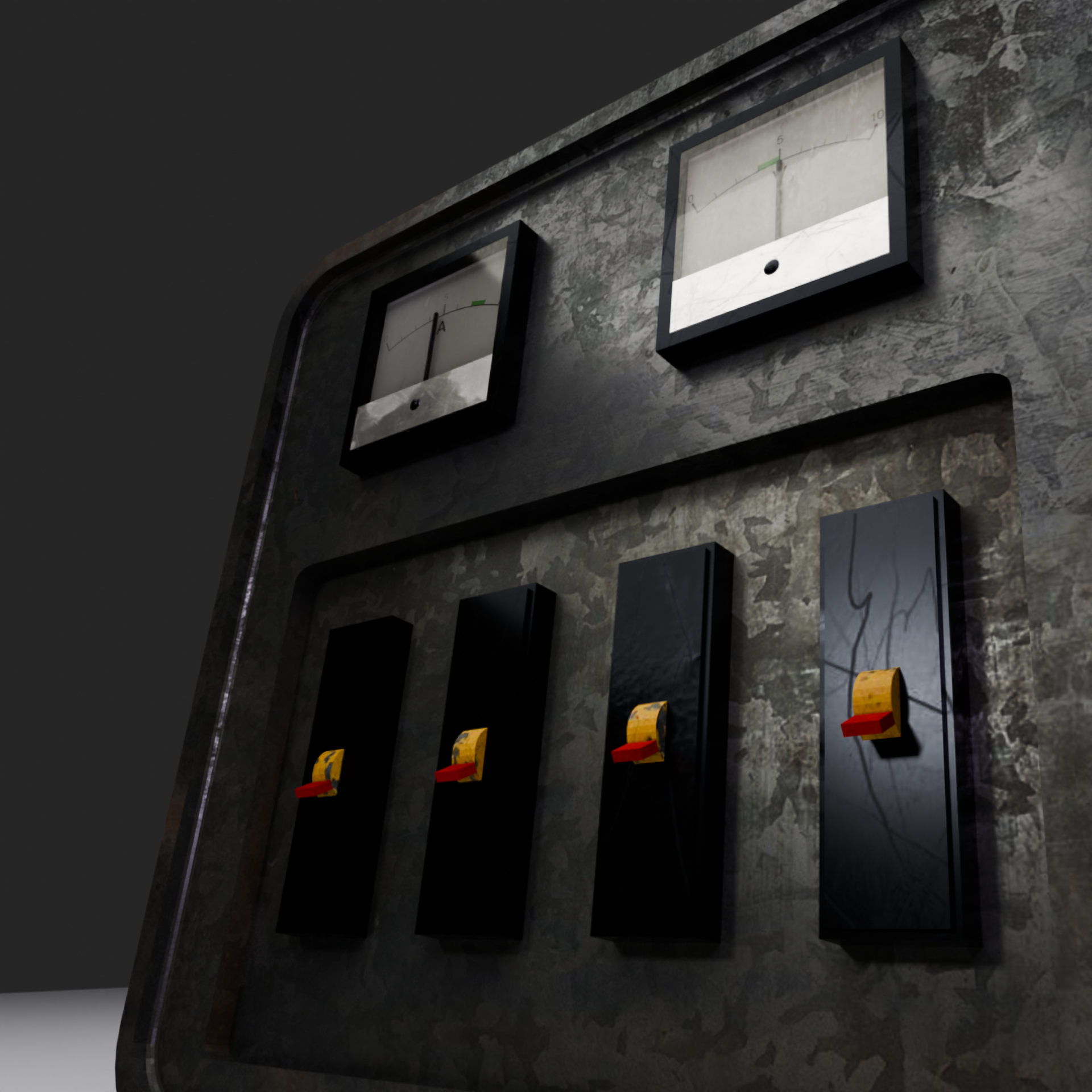 Modular Industrial Electrical Switchboard - Game-Ready Puzzle Asset | Fab