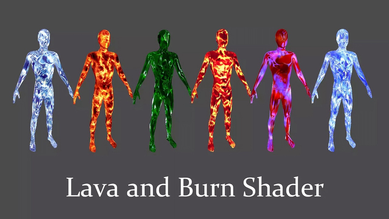 出品Unity- Lava and Burn Shaderのメディア1