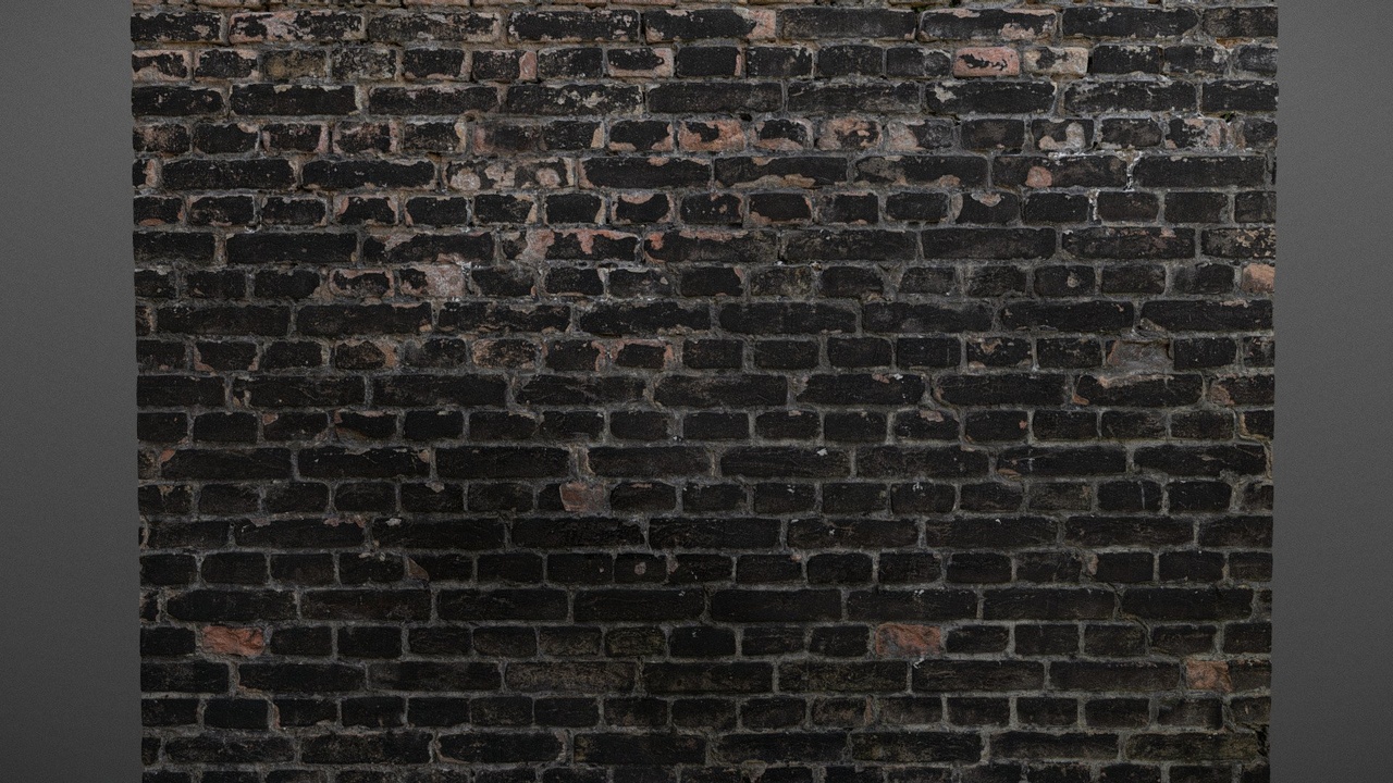 Media 1 for listing Black bricks wall