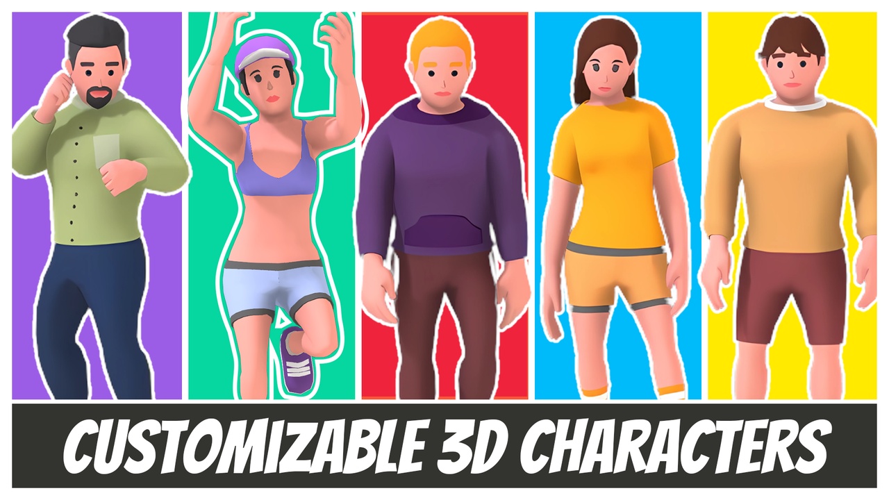 Media 1 for listing Customizable 3D Characters Vol 2