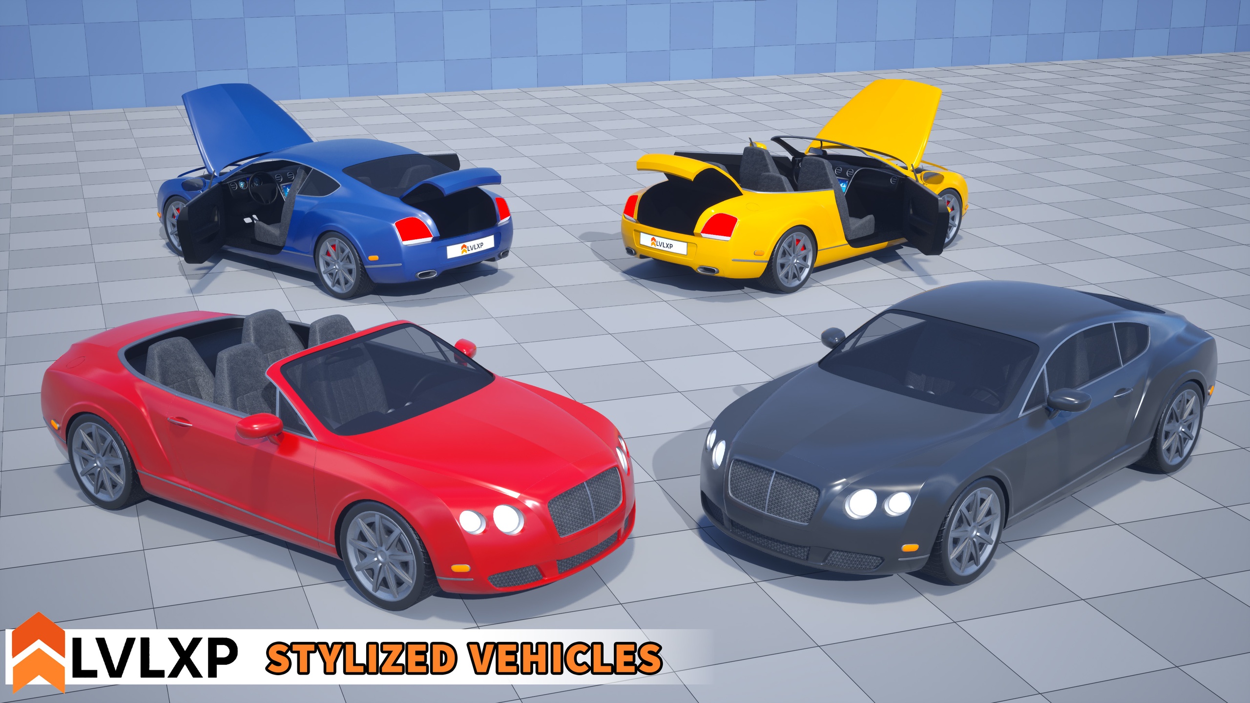 Media 1 for listing Stylized Drivable Vehicles - Luxury Car "Echelon"