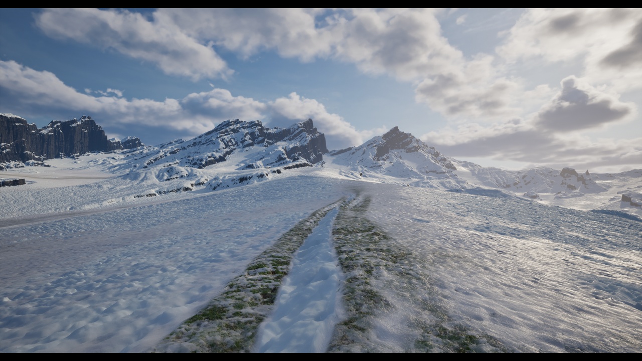 Media 1 for listing Snow Mountain Landscape Auto Terrain Material