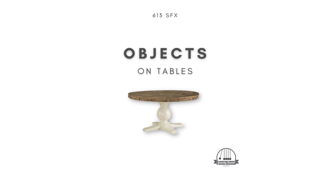 Media 1 for listing Objects on Tables