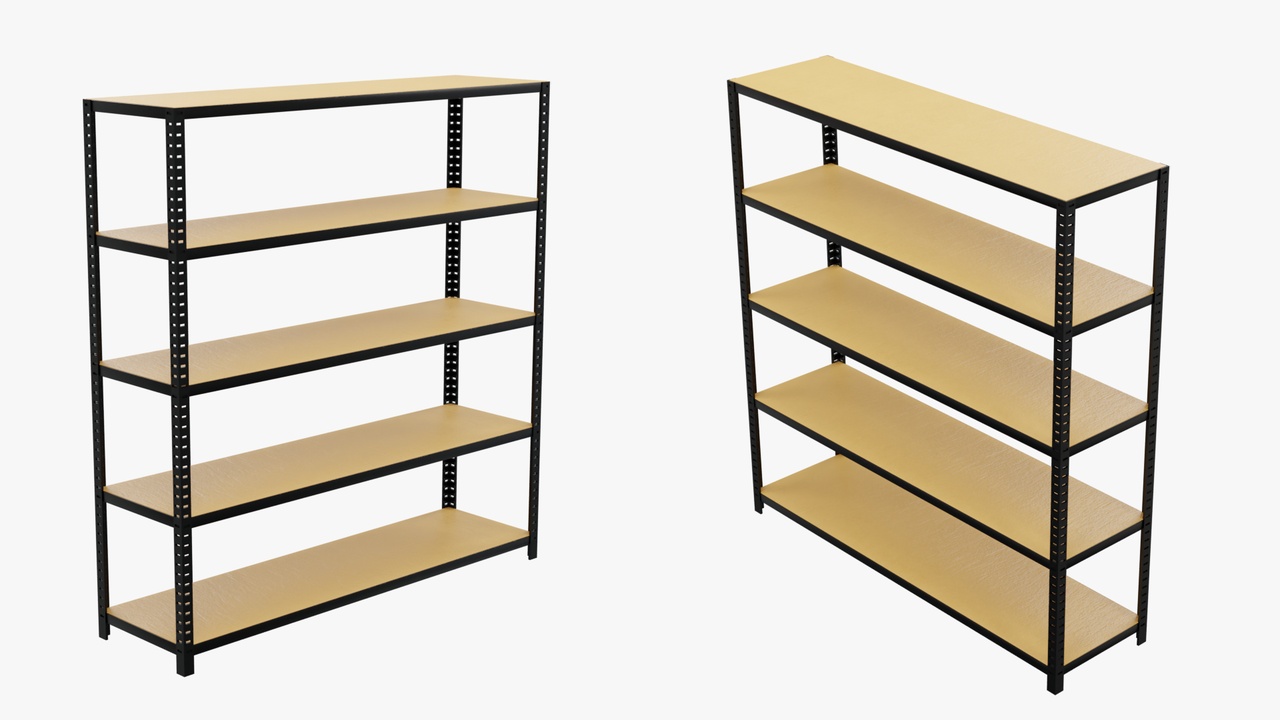 Media 1 for listing Warehouse Wooden Shelves Storage Rack