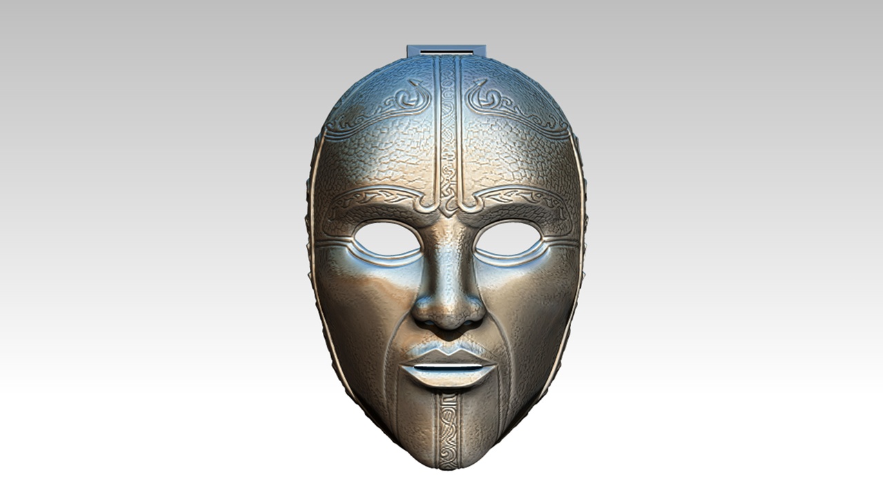 Media 1 for listing Silver Man Mask