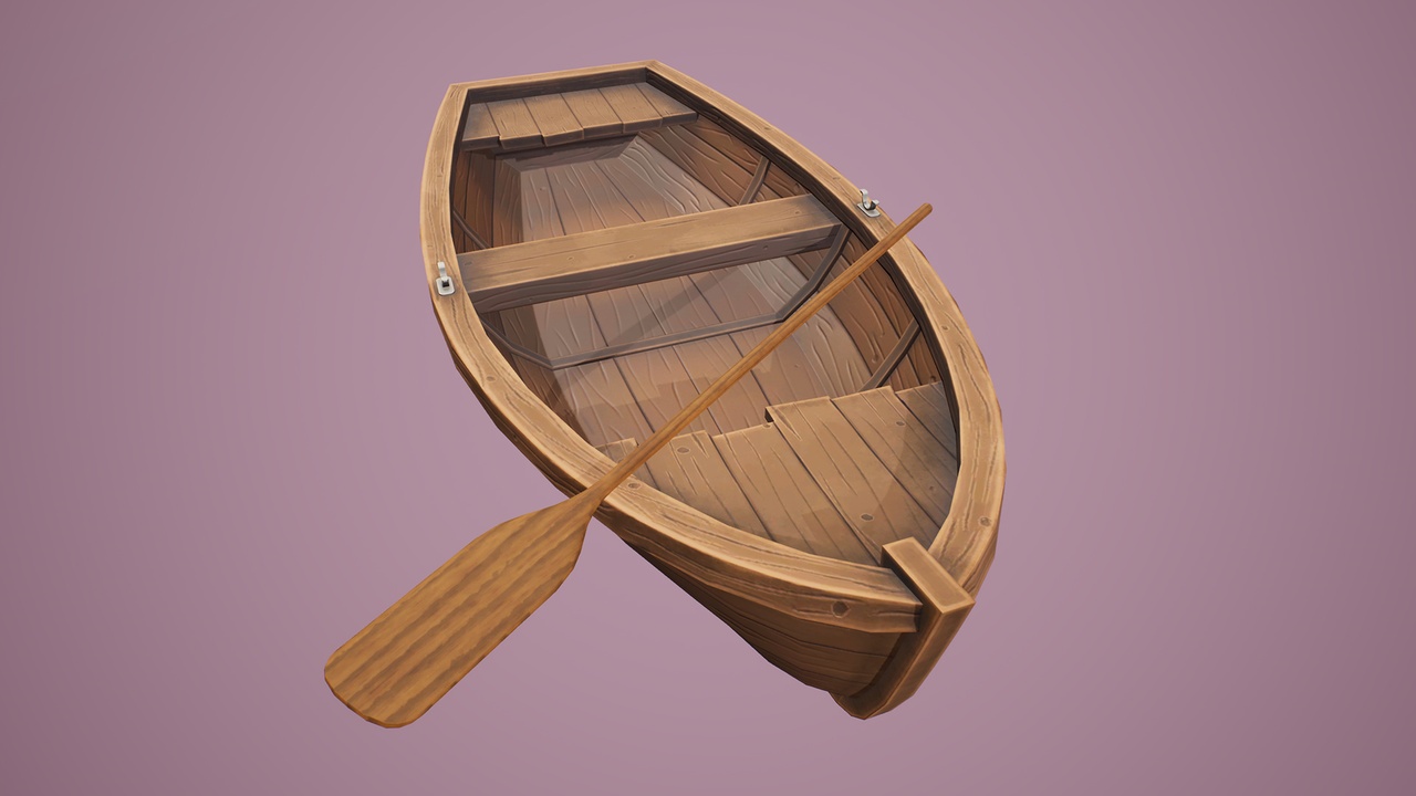 Stylized Wooden Boat ilanı için 1. medya