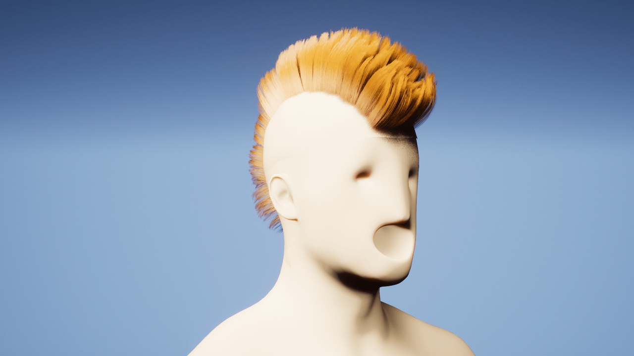 Media 1 for listing Male Hair Pack For Games