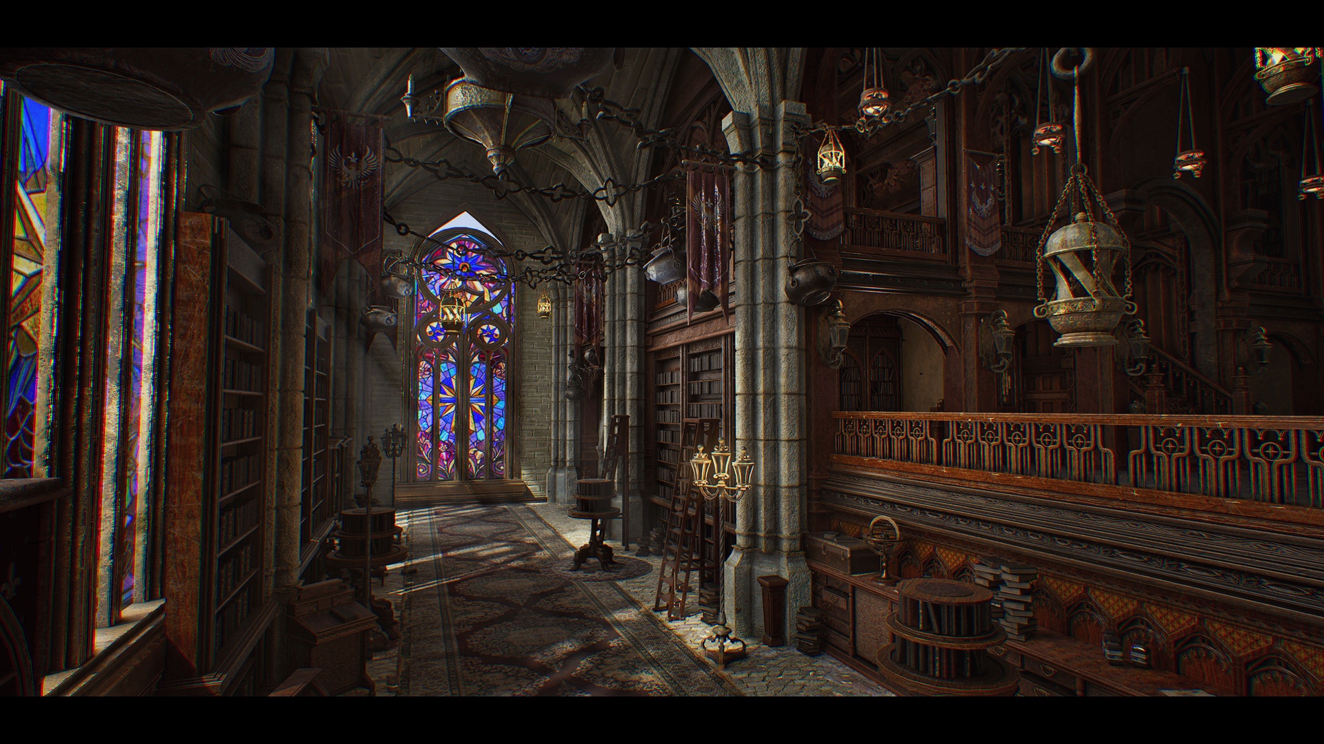 Media 1 for listing Victorian Gothic Library Environment