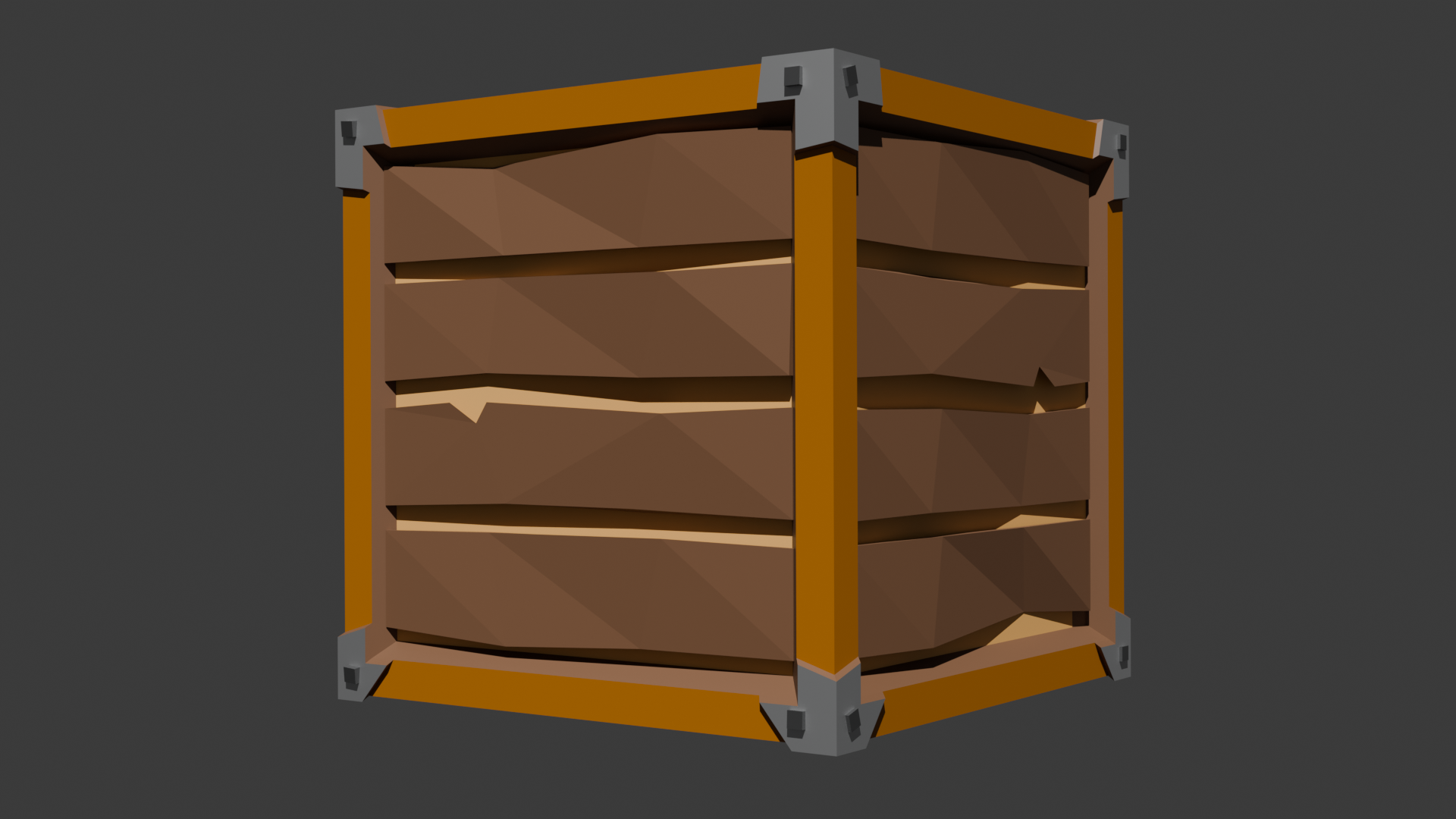 Low Poly Box | Fab