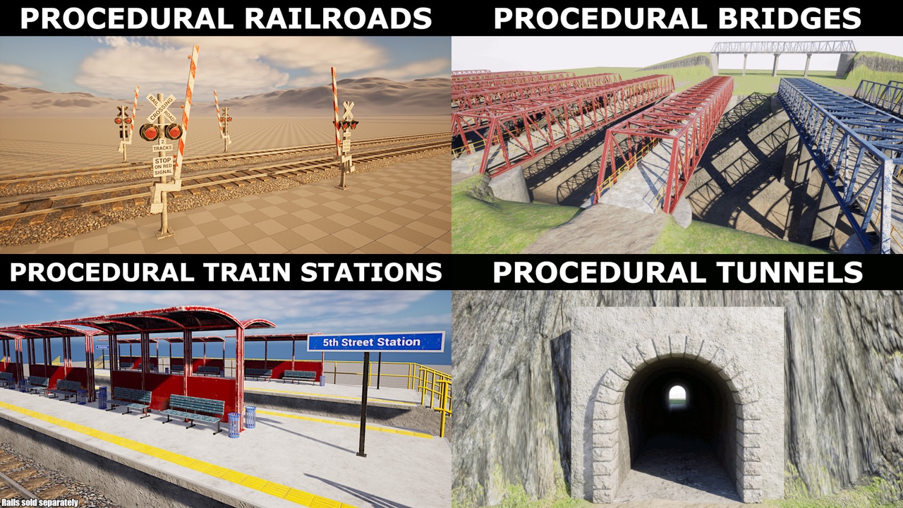 Media 1 for listing Procedural Assets Bundle for Unreal Engine