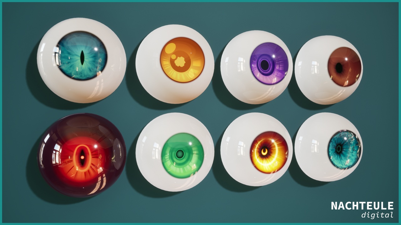 Media 1 for listing Stylized Eye Material