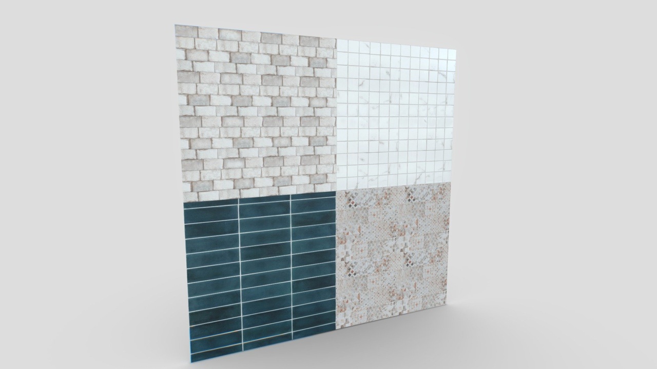 Wall and Floor Tiles Textures pack 9 | Fab