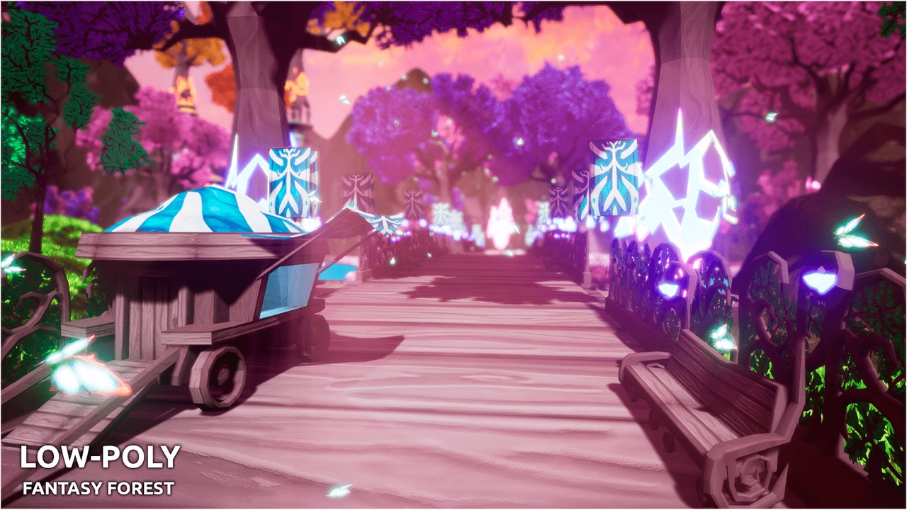 商品 LOW-POLY - Fantasy Forest 的媒体 1