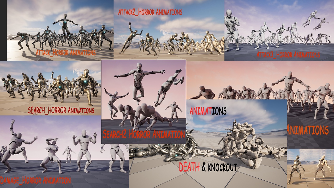 Media 1 for listing Mega Pack Monster Animations (7 packs)