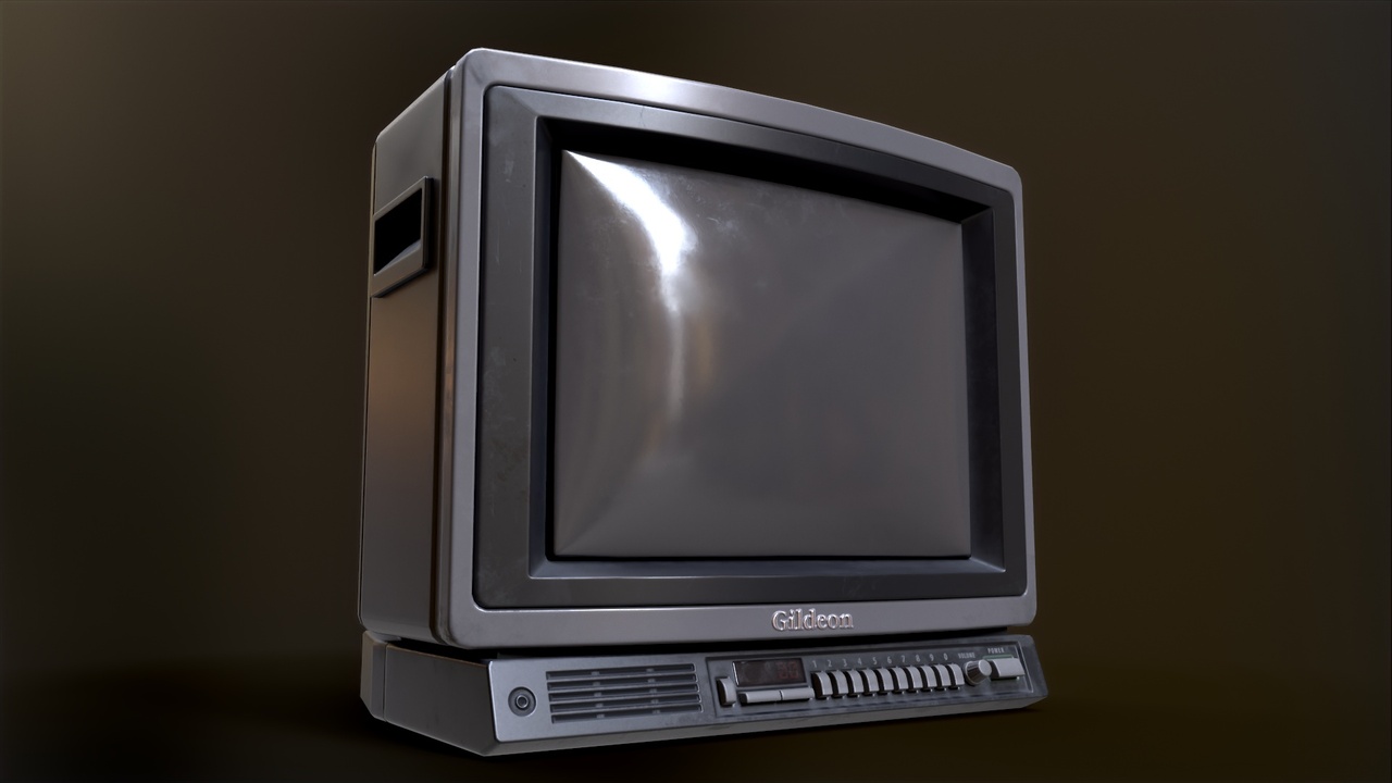 Retro Television from 80s 제품 등록을 위한 미디어 1개