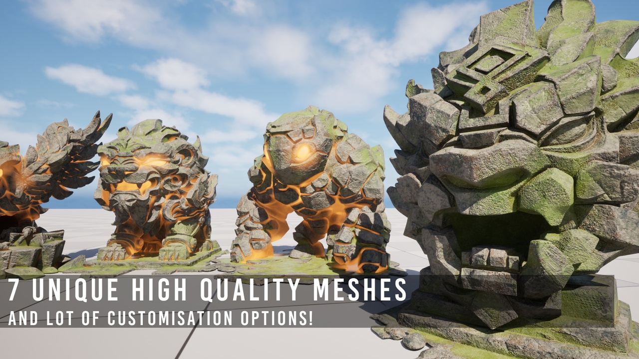 出品Fantasy Rock Statue Pack 001のメディア1