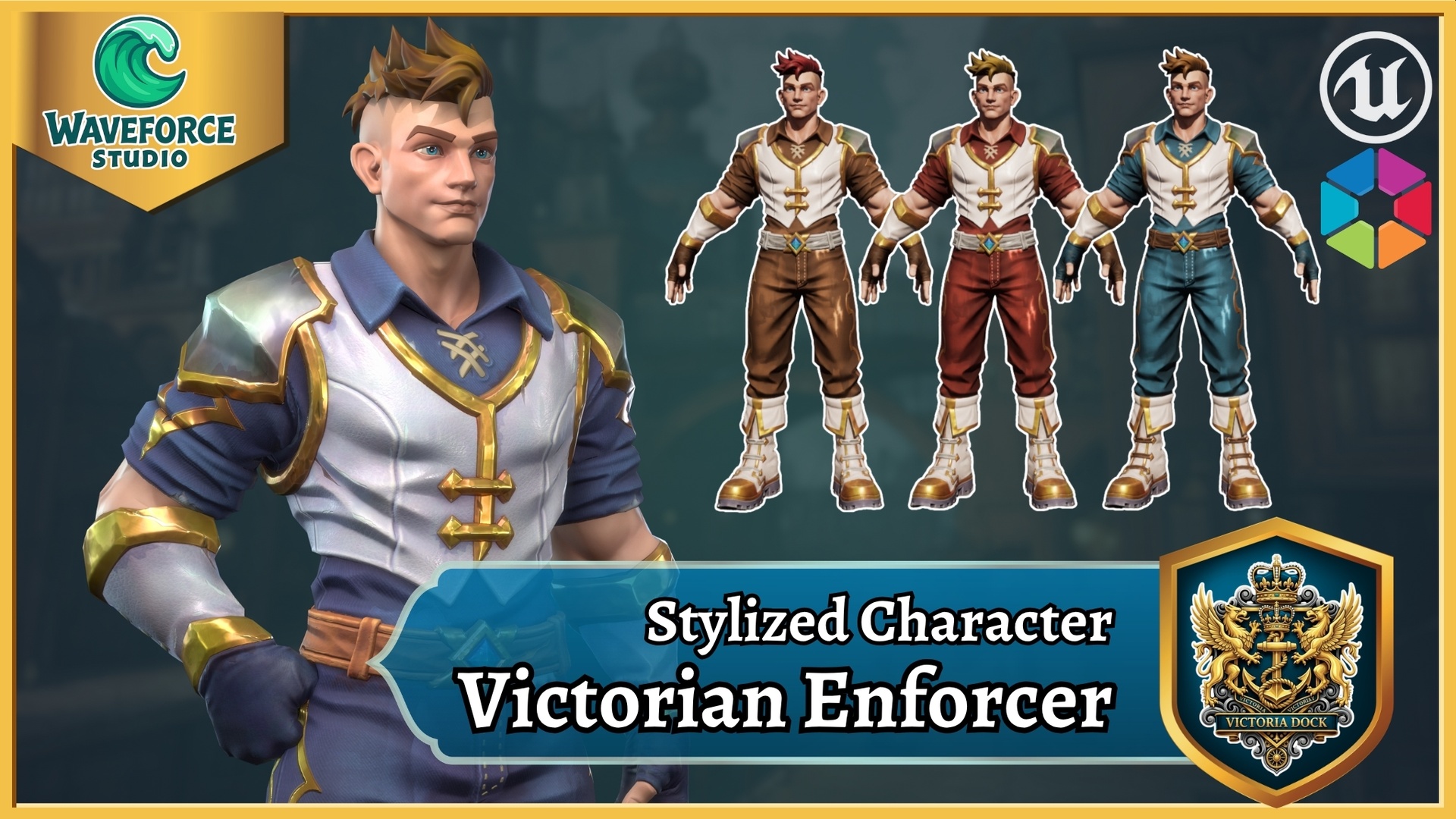 Media 1 for listing Victorian Enforcer - Male Character