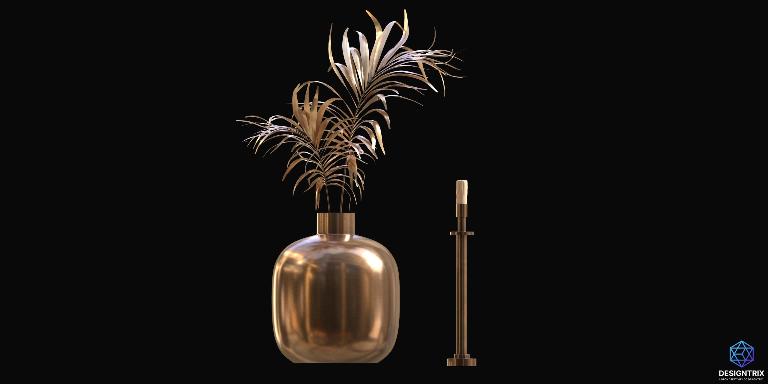 Media 1 for listing Vase candle 3D Model