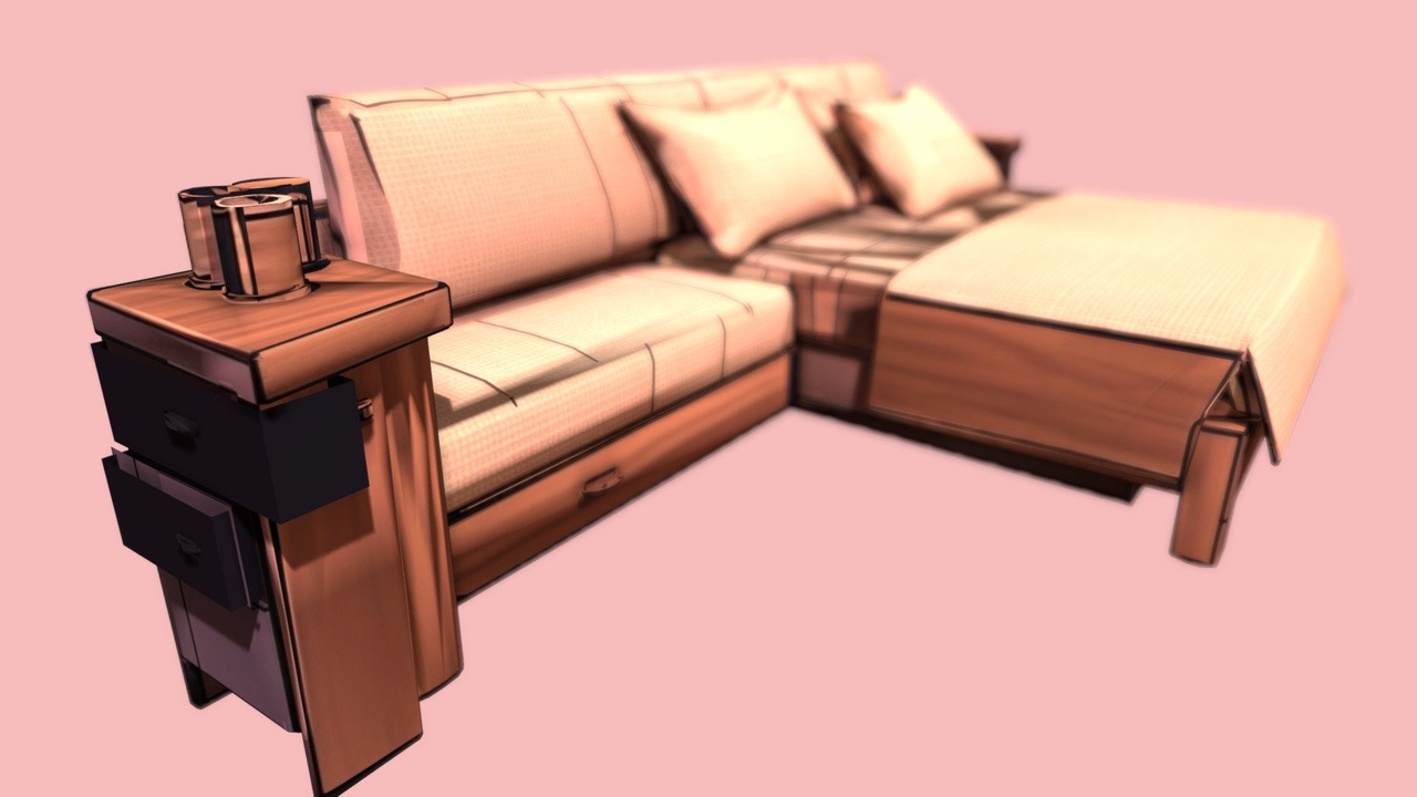 Media 1 for listing Room 26 – Animated Stylized Interior