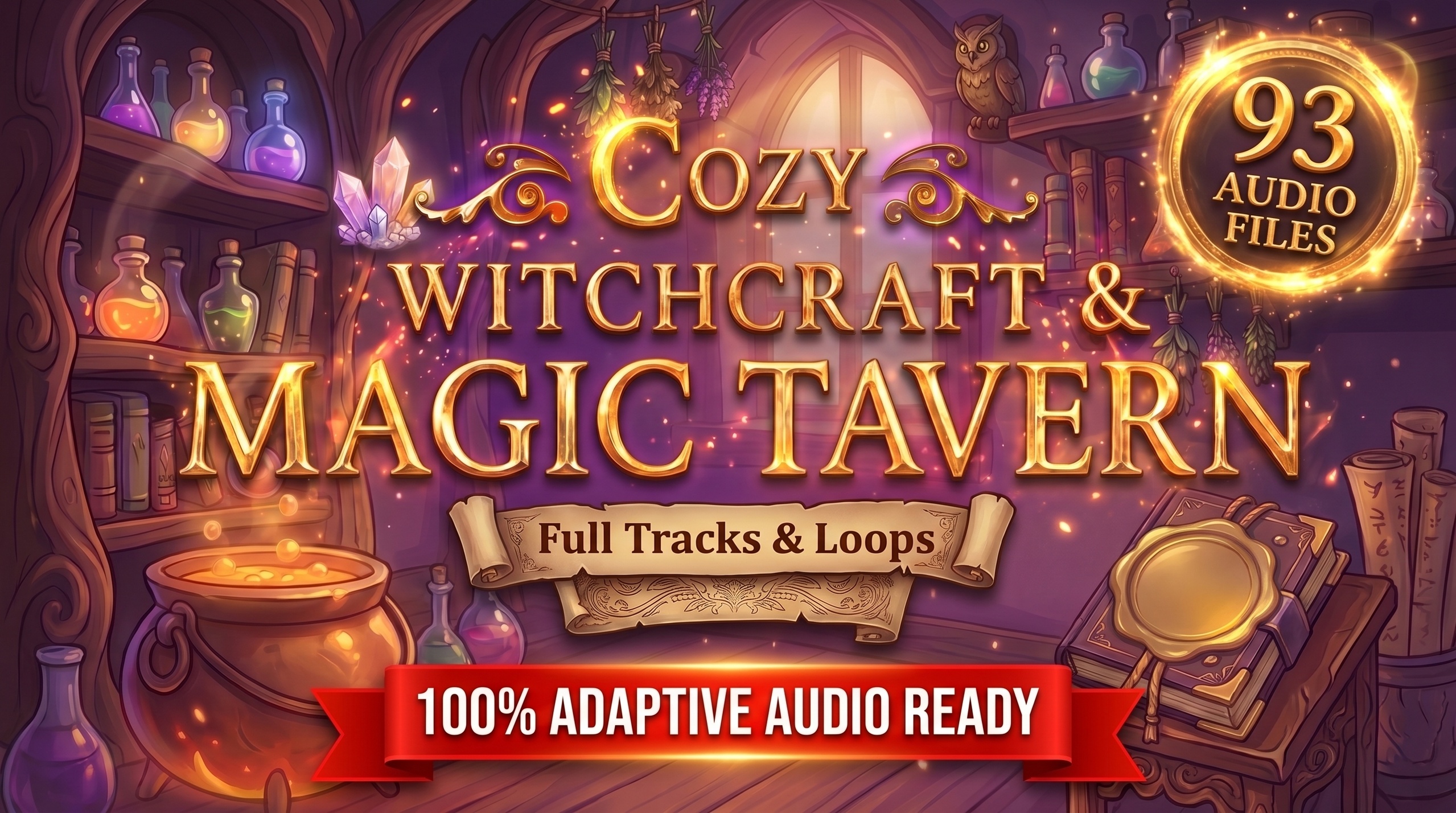 Media 1 for listing Cozy Witchcraft & Magic Tavern - Music & Adaptive Loops Pack